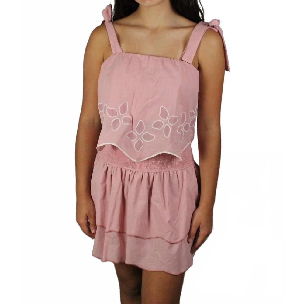 NEW IF SO scallop skirt in pink